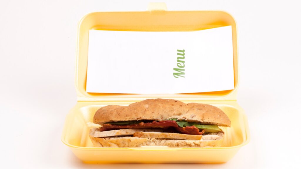 ideas de comida en verano -  envases para sándwiches snacking