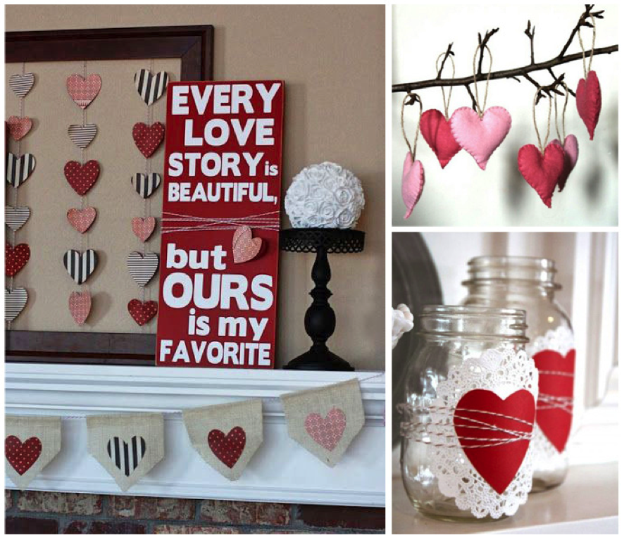 decoración personalizada de San Valentín para tiendas